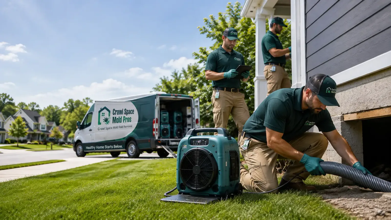 Crawl Space Mold Removal in Richfield, OH